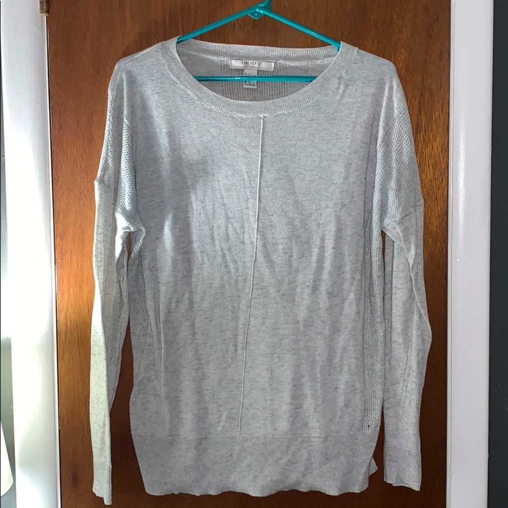 Grey long sleeved shirt